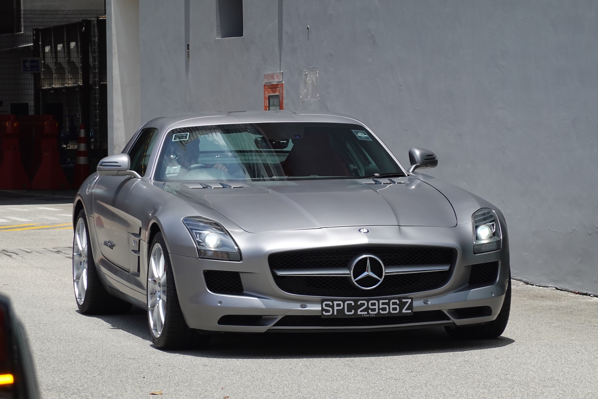 Mercedes-Benz SLS AMG spotted in Singapore, SG