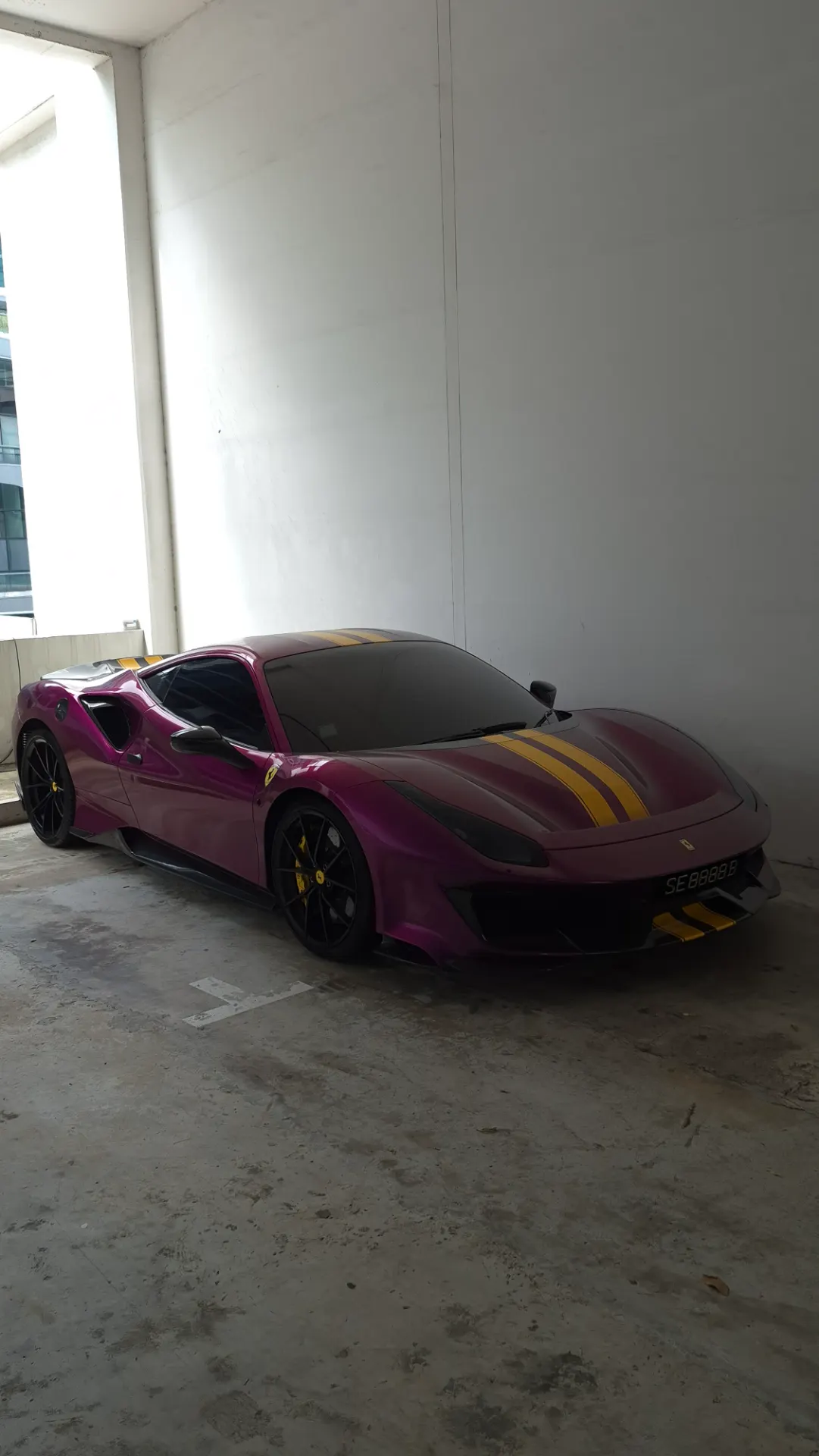 Ferrari 488 pista in Singapore