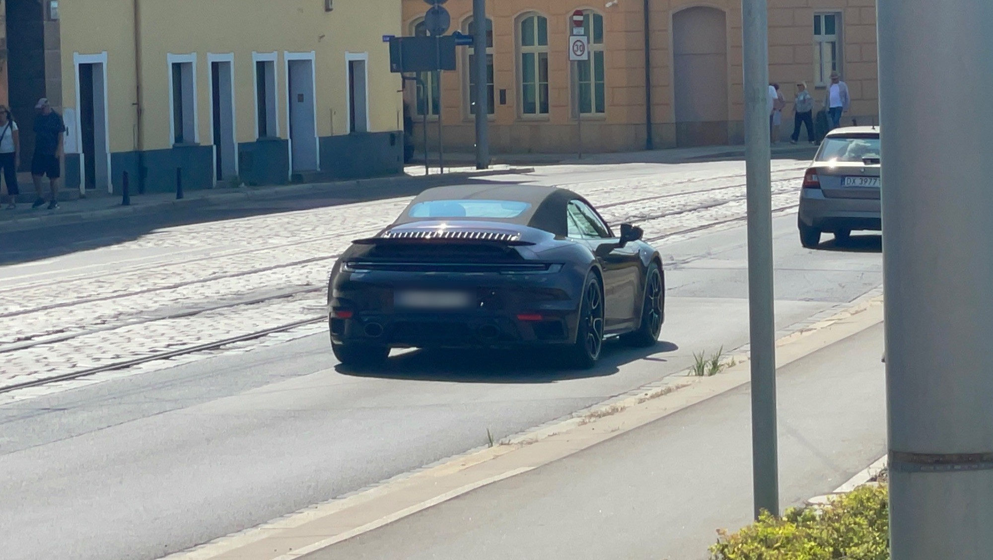 Porsche 992 Turbo S Cabriolet MkI spotted in Breslau, PL