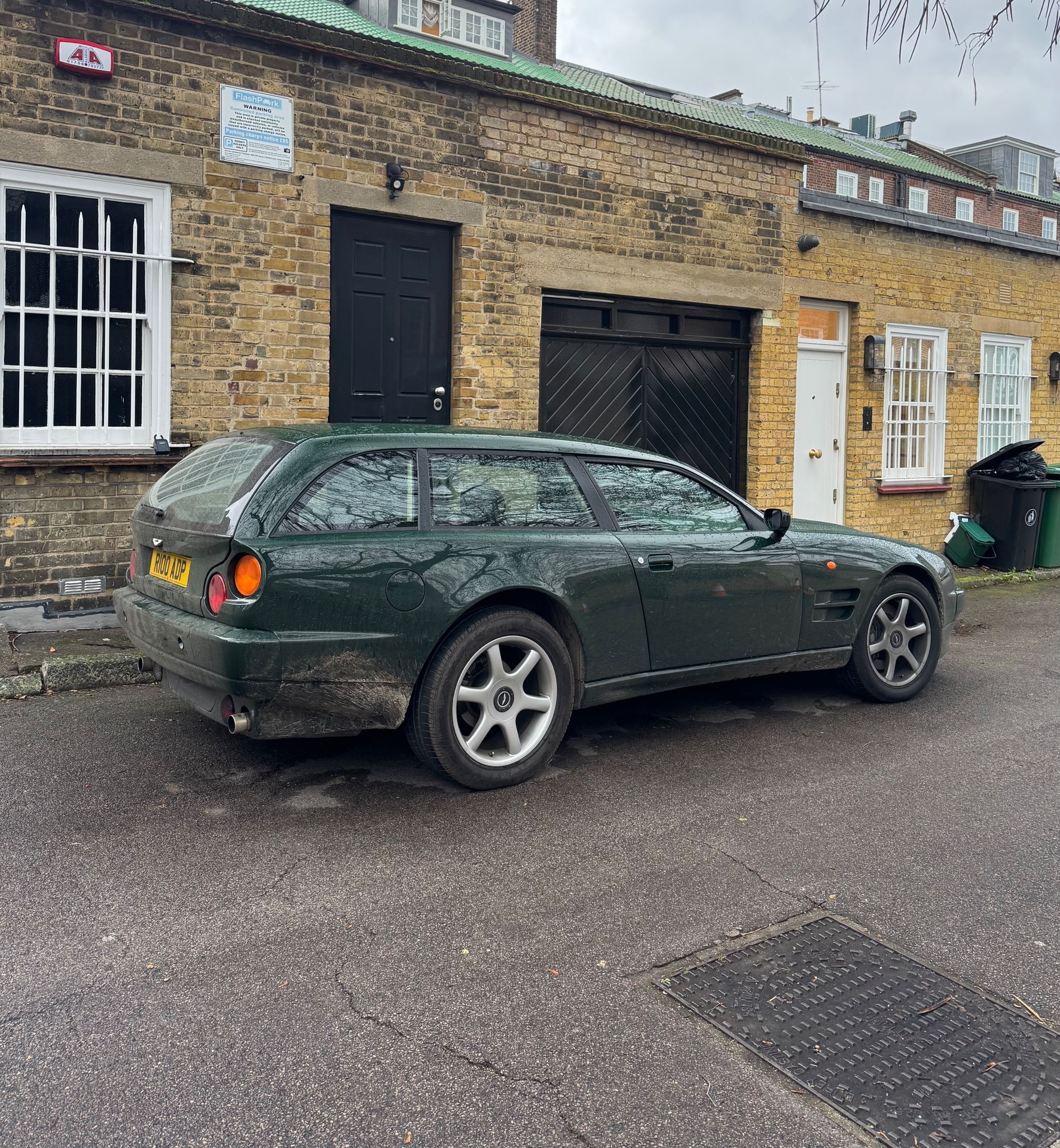 Aston Martin V8 Sportsman Shooting Brake spotted in London, GB