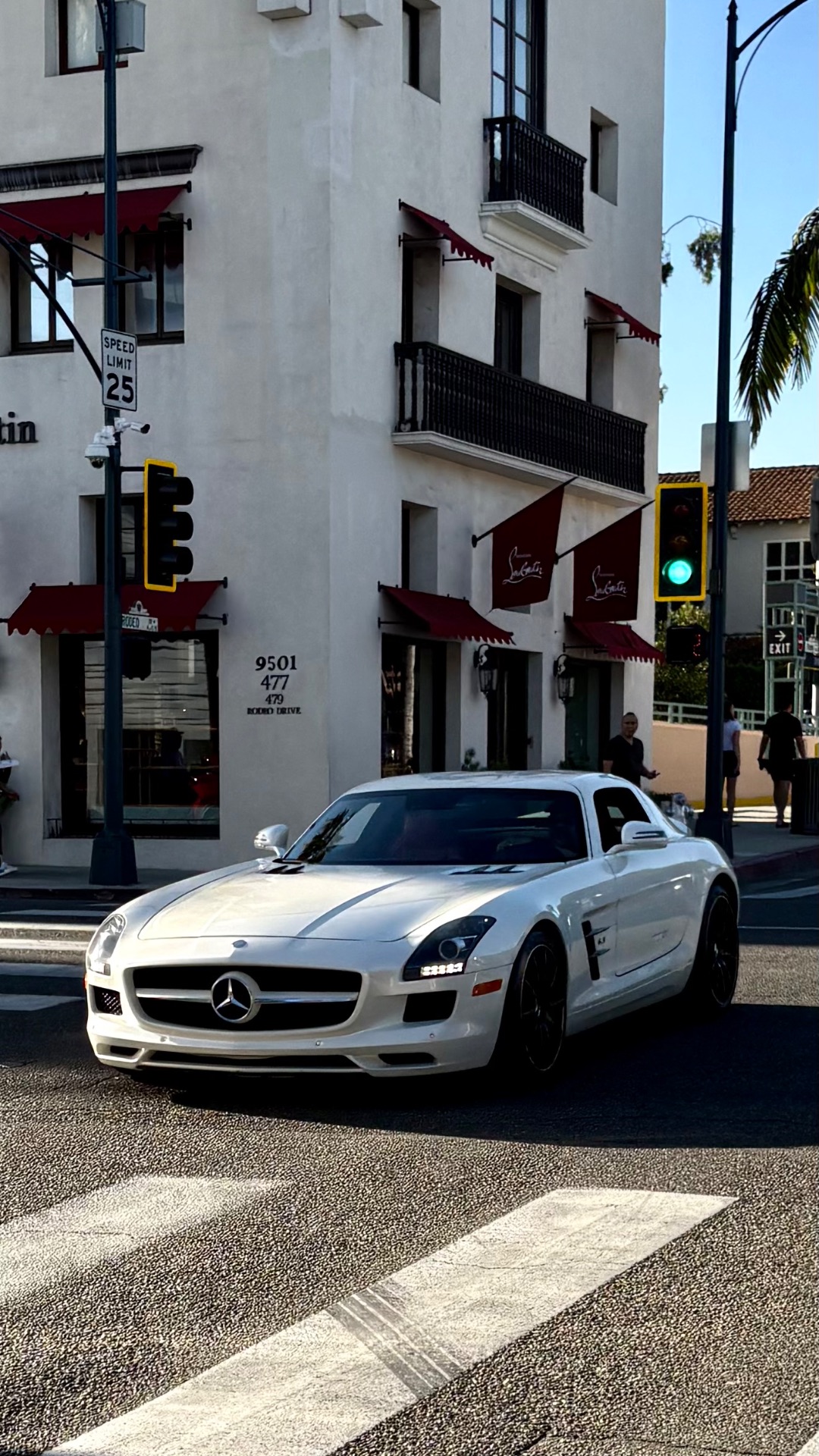 Mercedes-Benz SLS AMG in Beverly Hills
