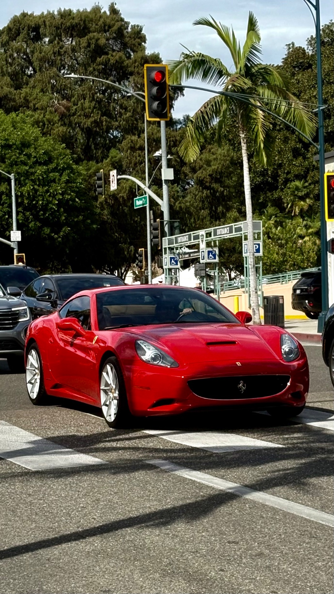 Ferrari California in Beverly Hills