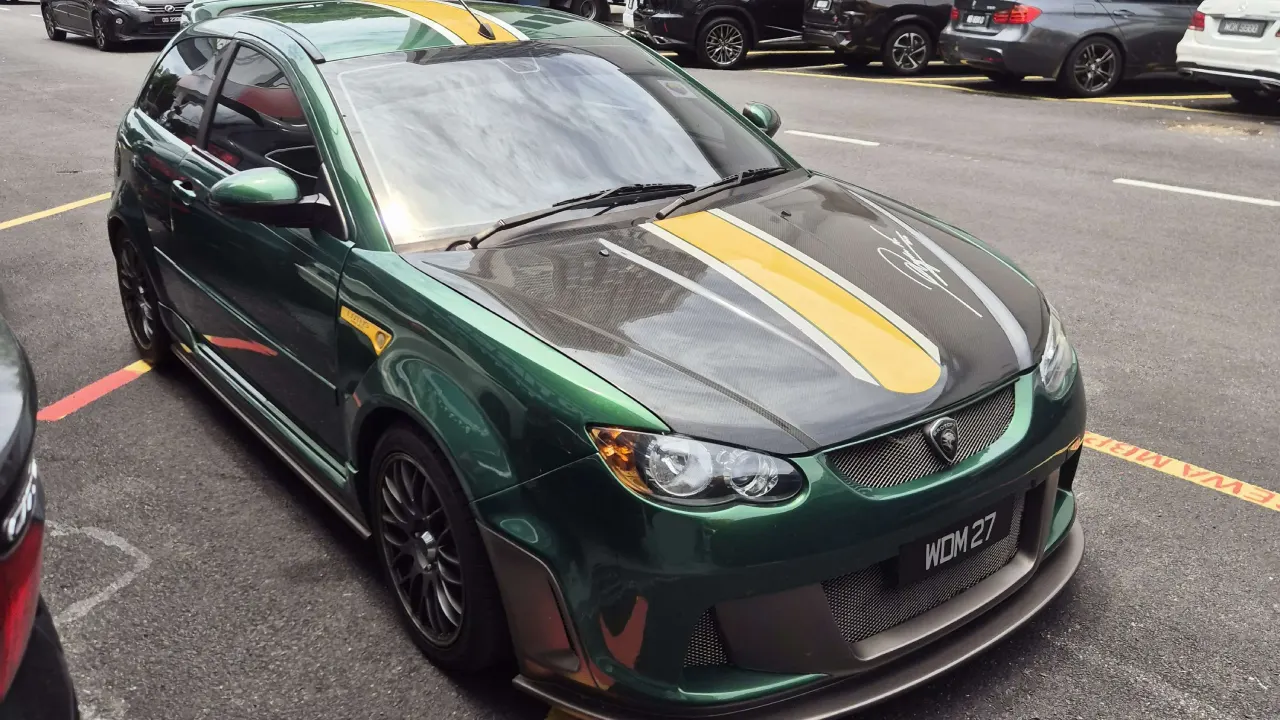Proton Satria Neo R3 in Kuala Lumpur, MY