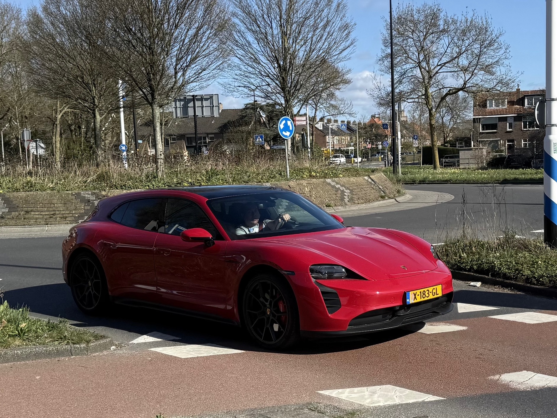 Porsche Taycan GTS Sport Turismo MkI spotted in Voorschoten, NL