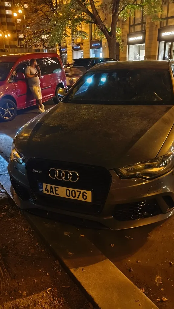 Audi rs 6 in Prague