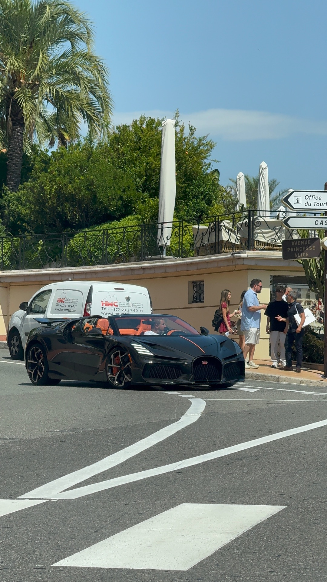 Bugatti W16 Mistral spotted in Monaco, MC