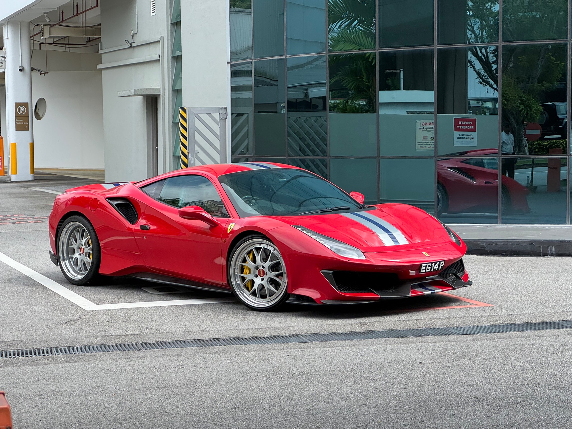 Ferrari 488 Pista spotted in Singapore, SG