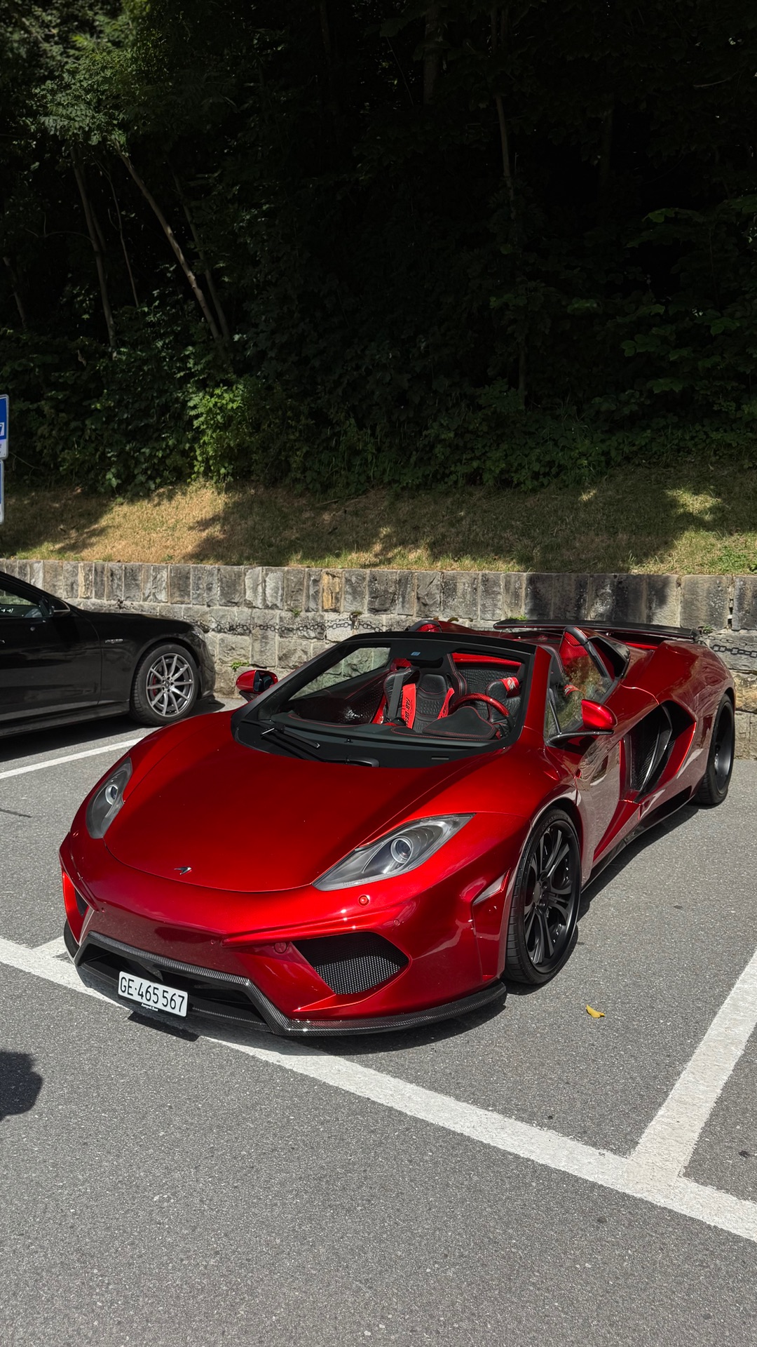 McLaren 12C Spider FAB Design Terso spotted in Gstaad, CH
