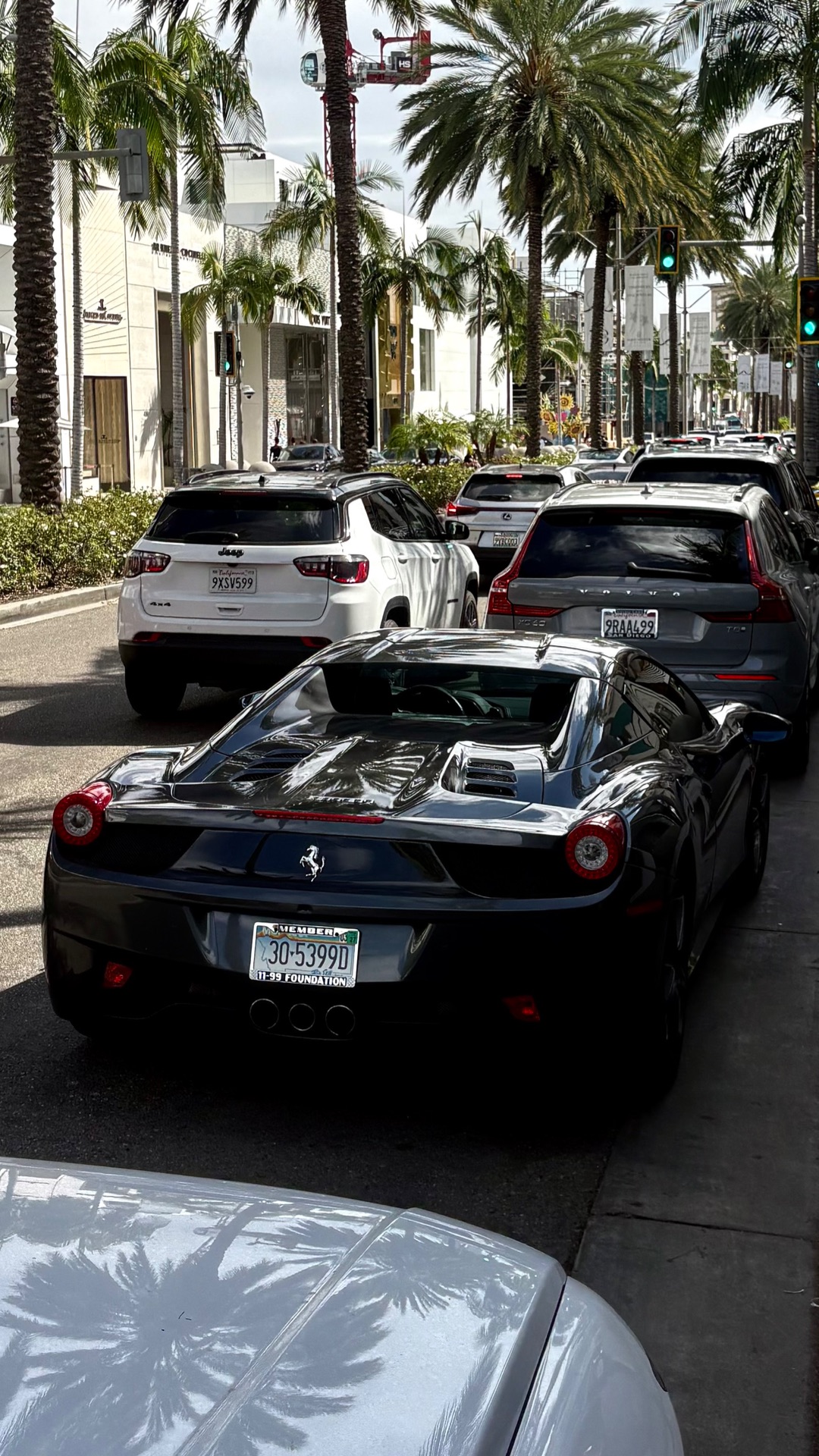 Ferrari 458 Spider in Beverly Hills