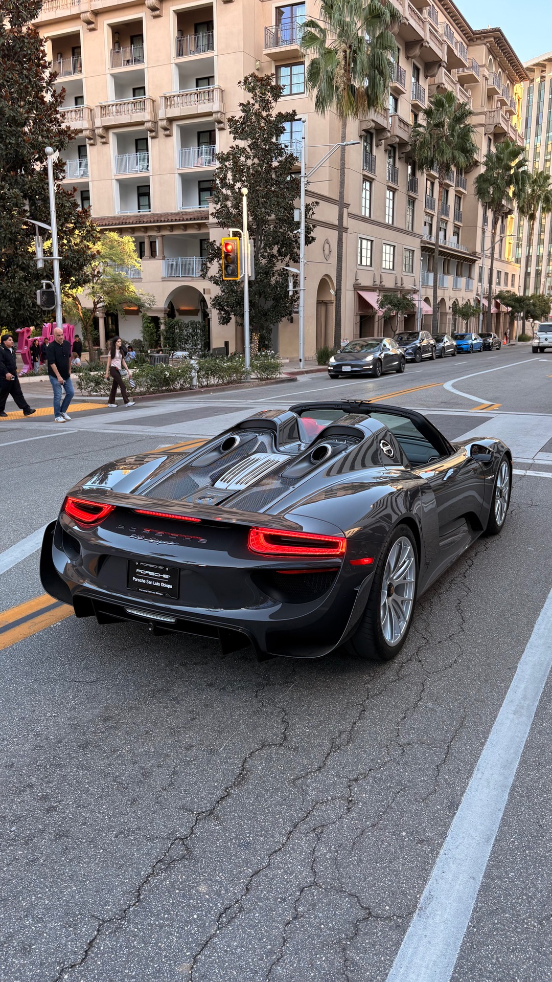 Porsche 918 Spyder Weissach Package in Beverly Hills