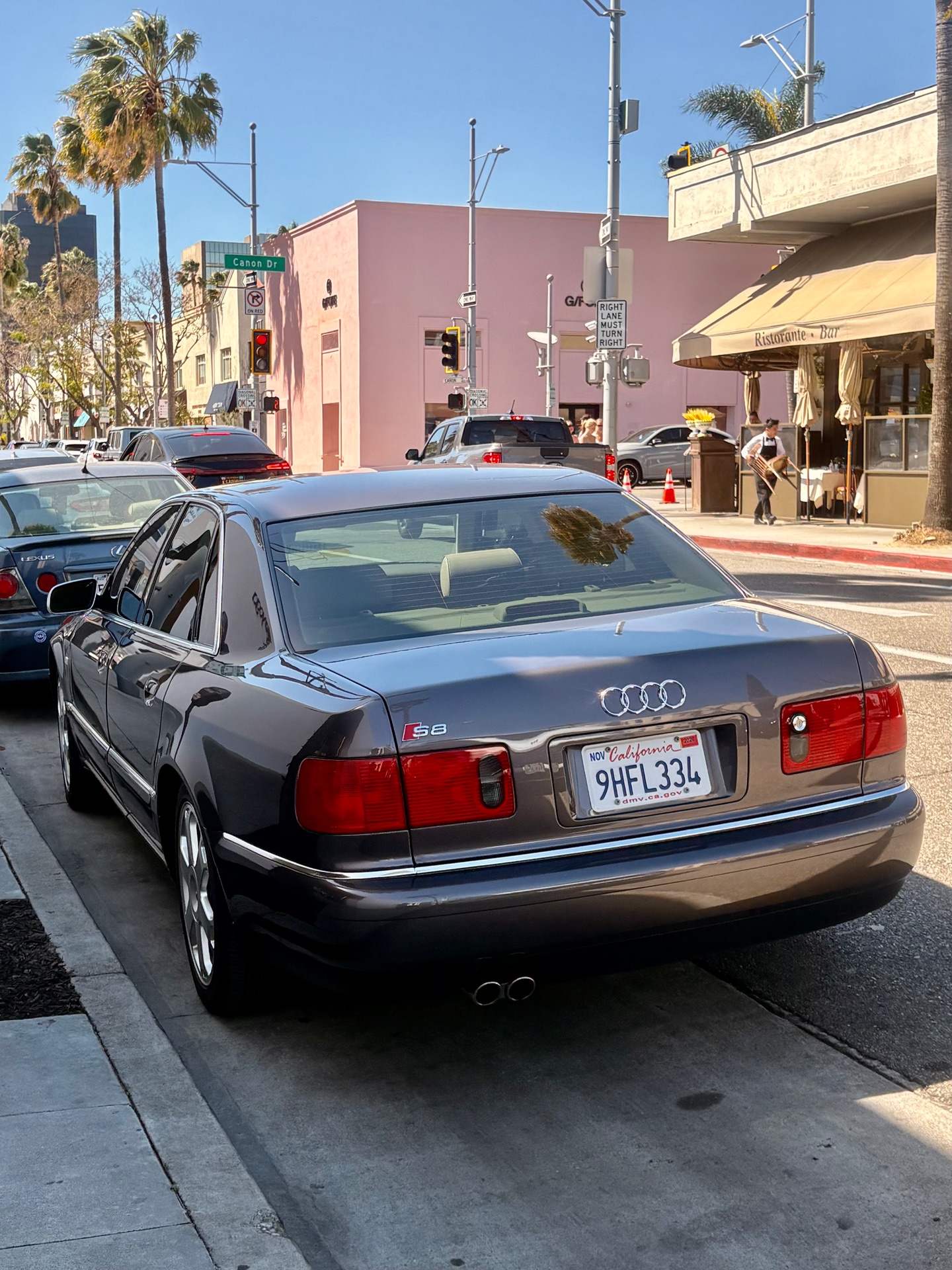 Audi D2 S8 in Beverly Hills