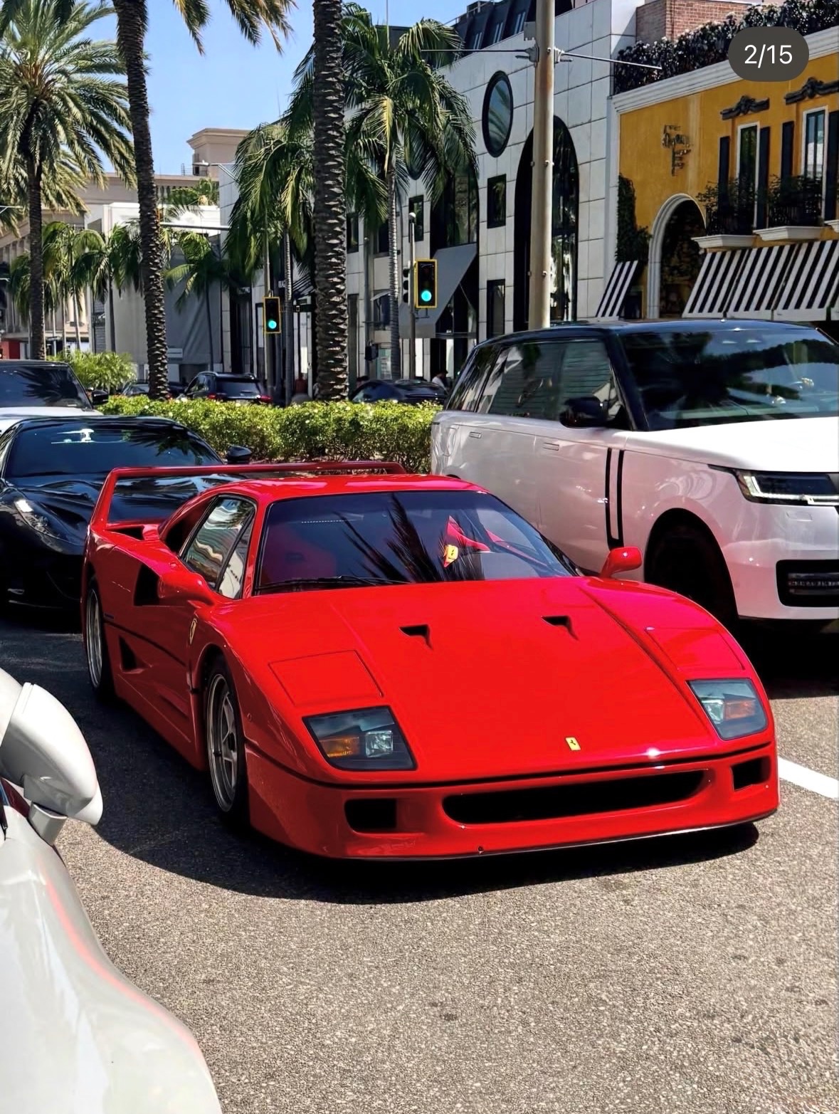 Ferrari F40 in Beverly Hills