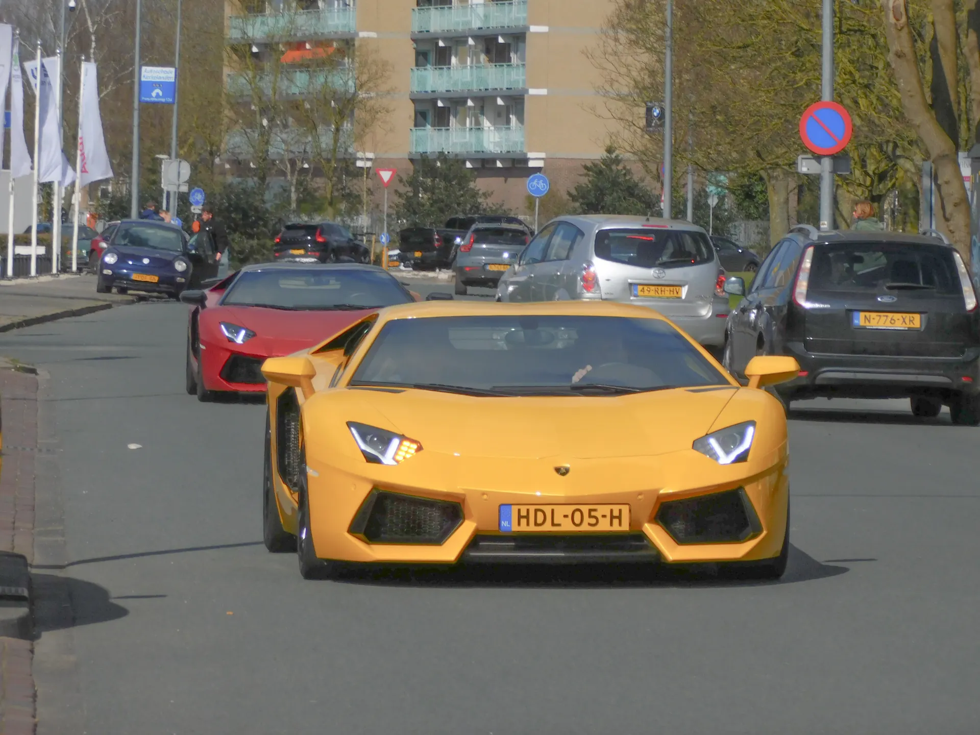 Lamborghini Aventador LP700-4 in Baarn