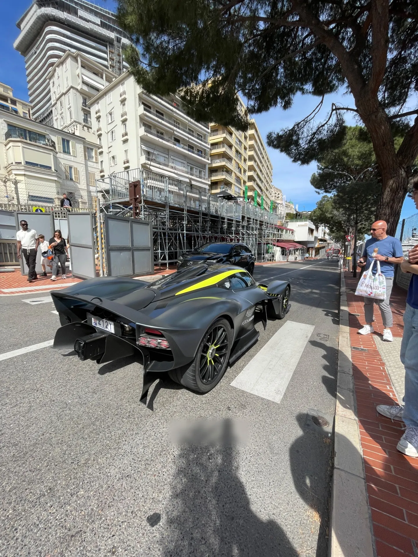 Aston Martin valkyrie in Monaco
