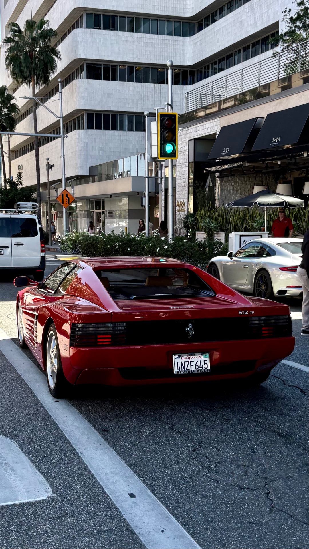 Ferrari 512 TR in Beverly Hills