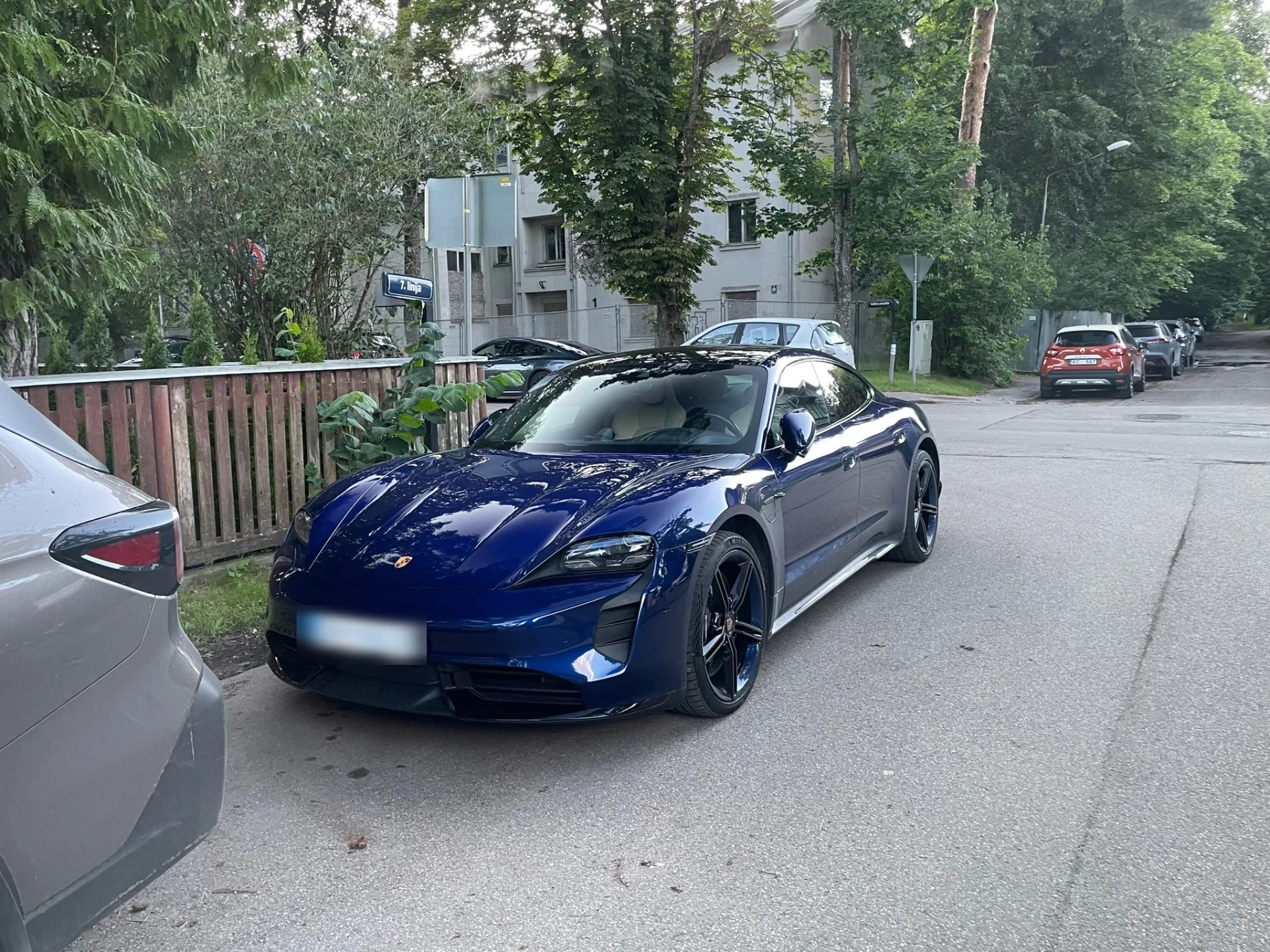 Porsche Taycan Turbo MkI in Jūrmala, LV