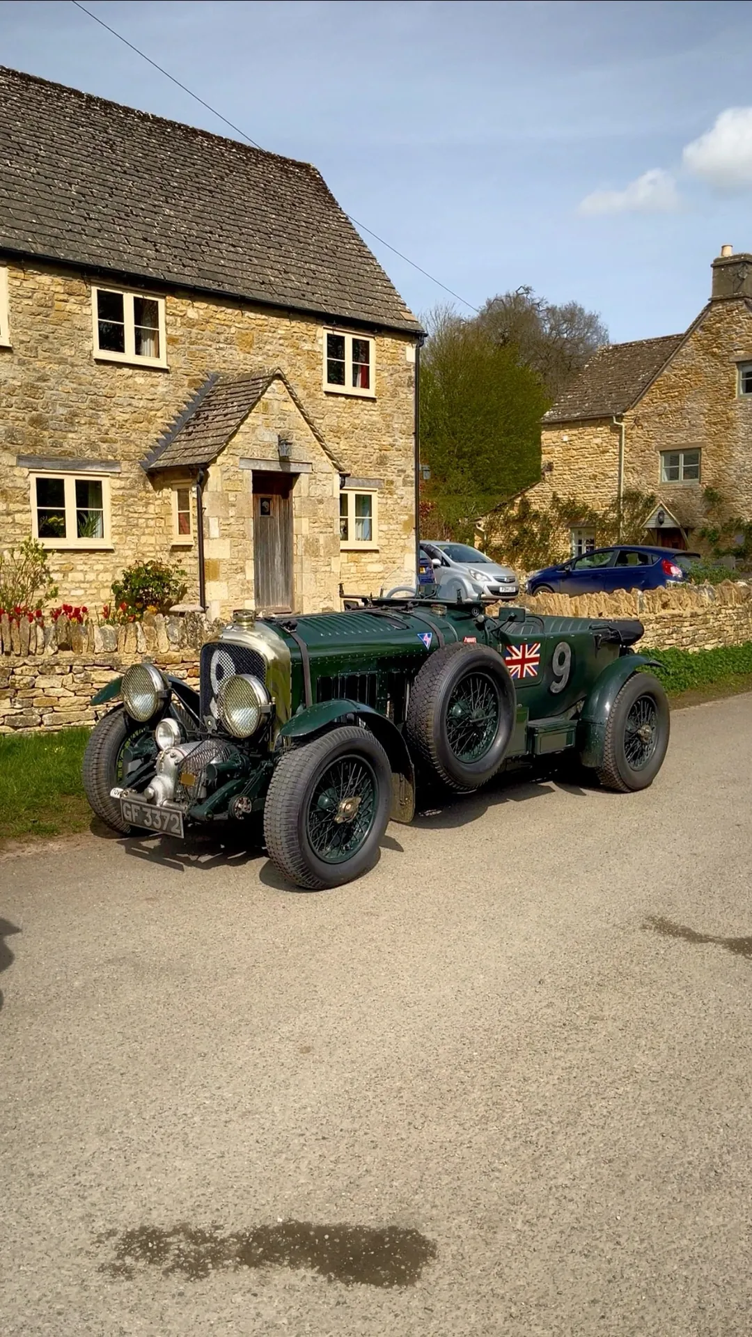Bentley 4 1/2 litre blower in Upper slaughter