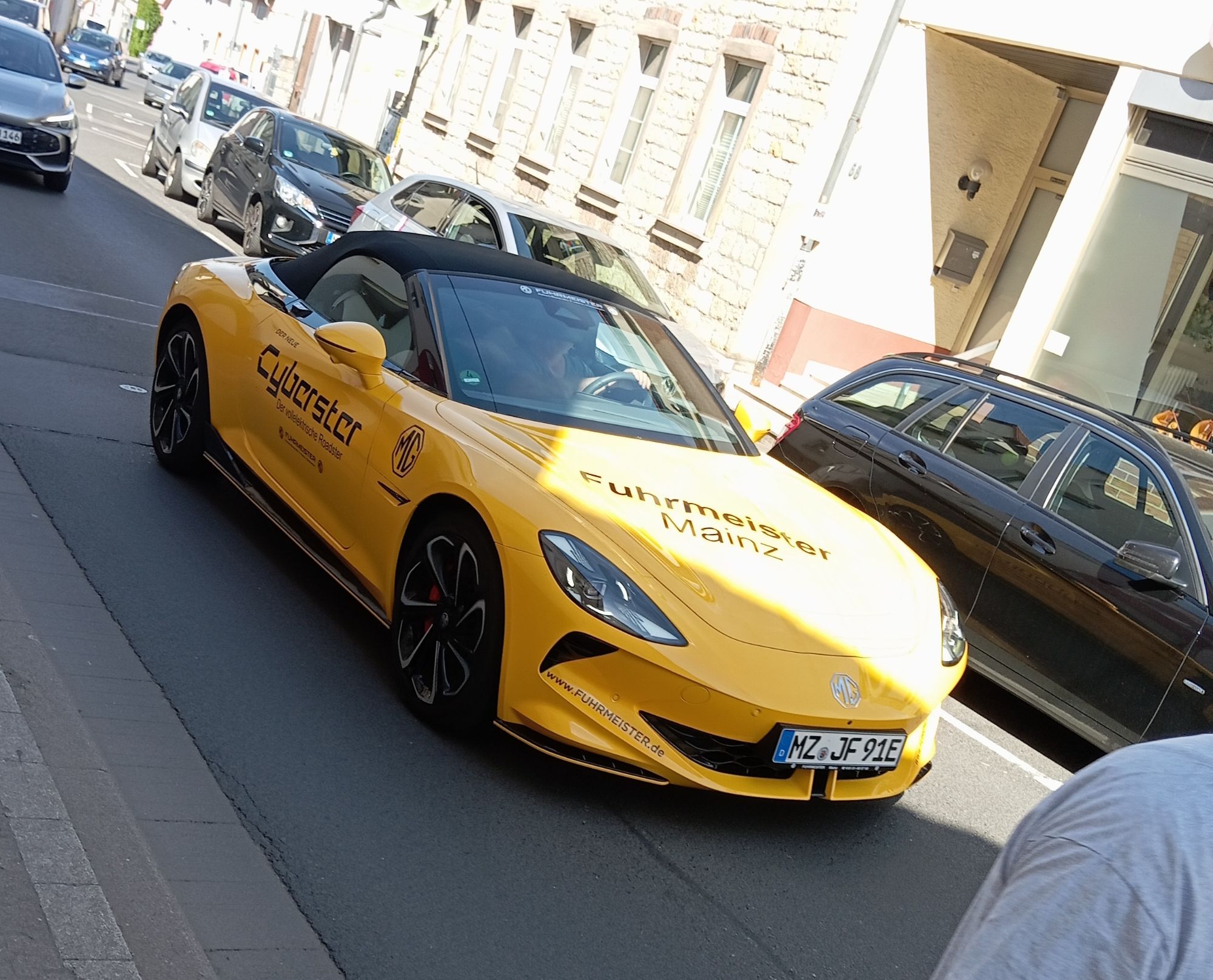 MG Cyberster in Mainz