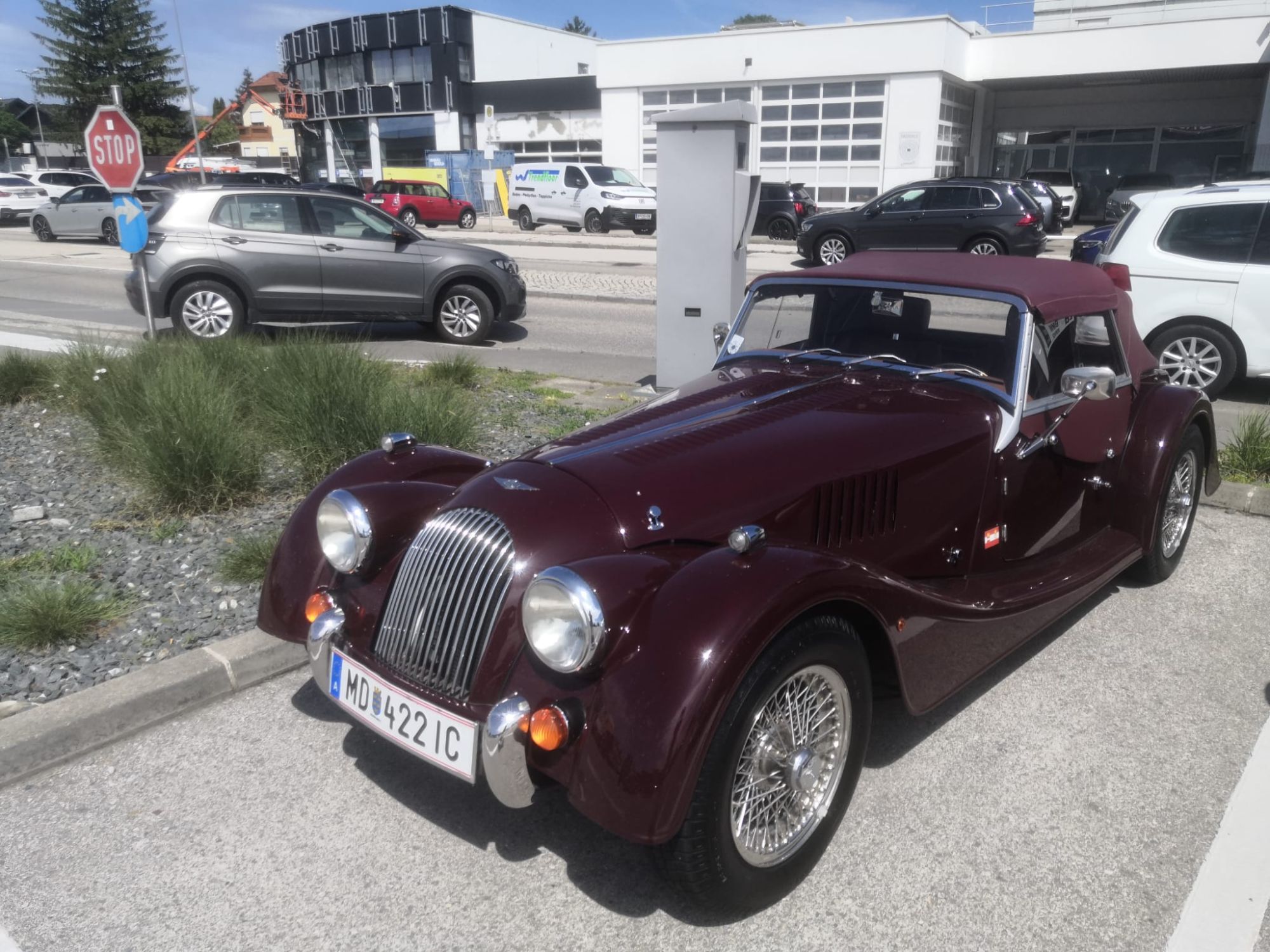 Morgan Plus 4 in Vienna