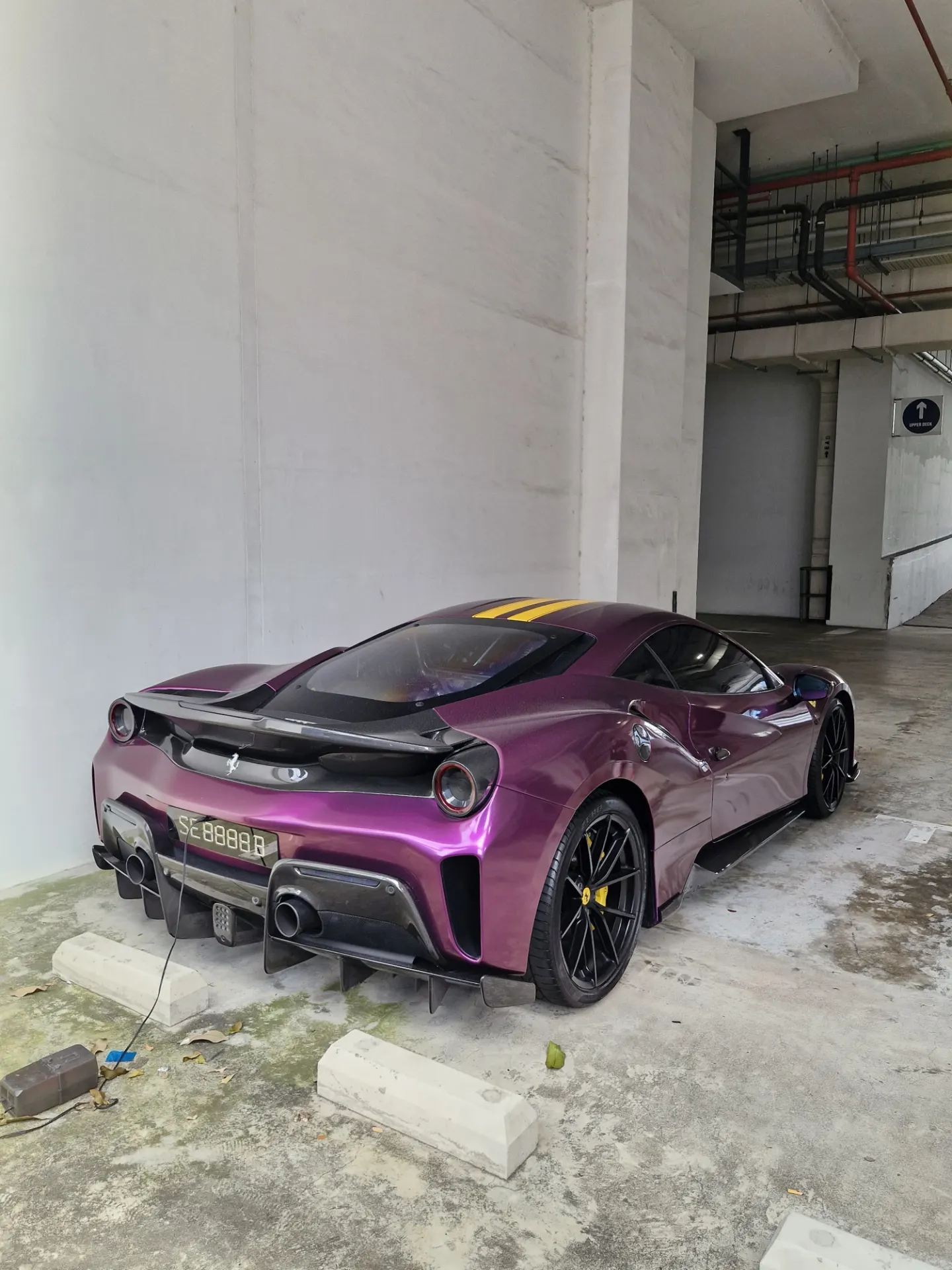 Ferrari 488 pista in Singapore