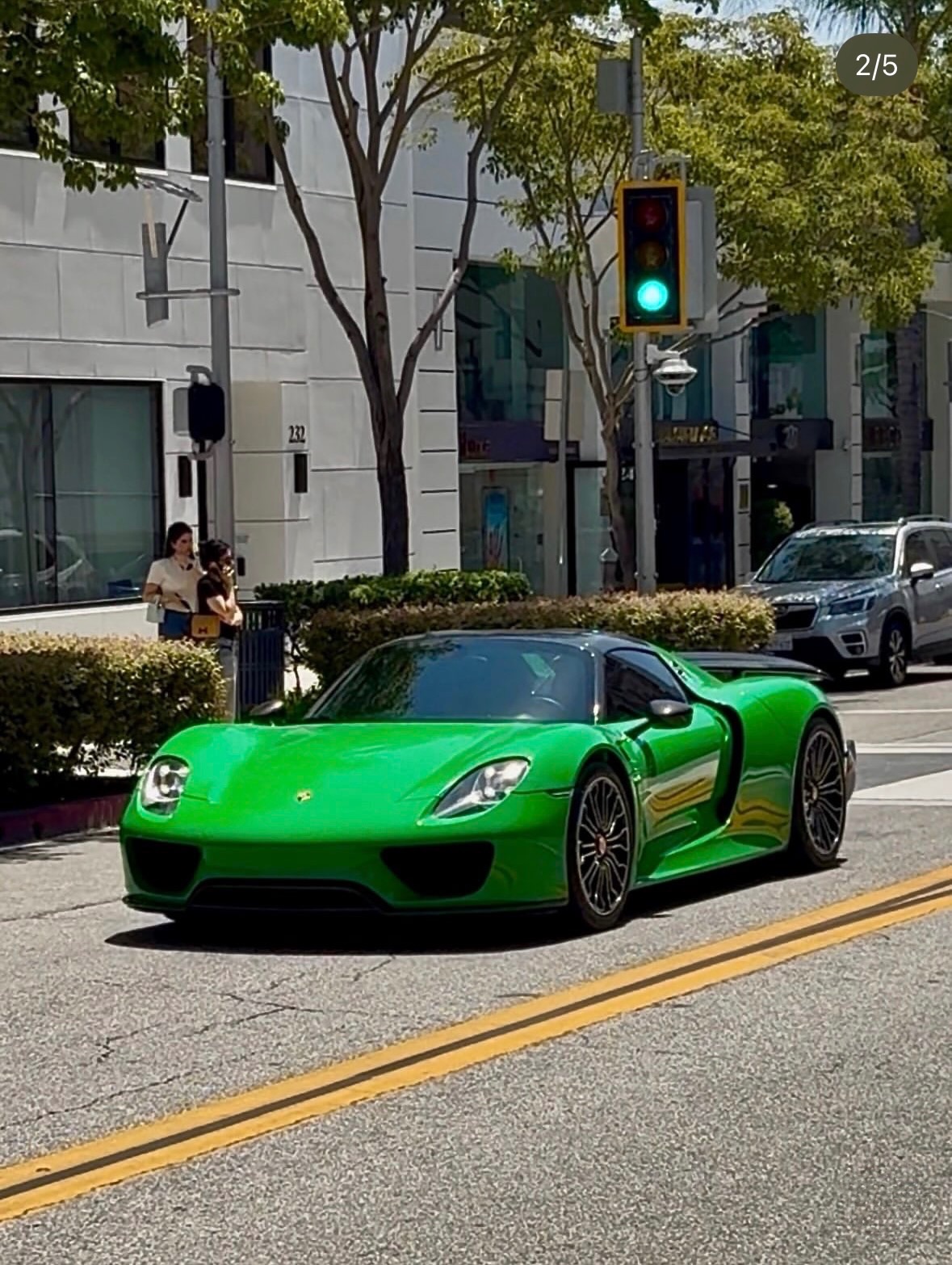 Porsche 918 Spyder Weissach Package in Beverly Hills