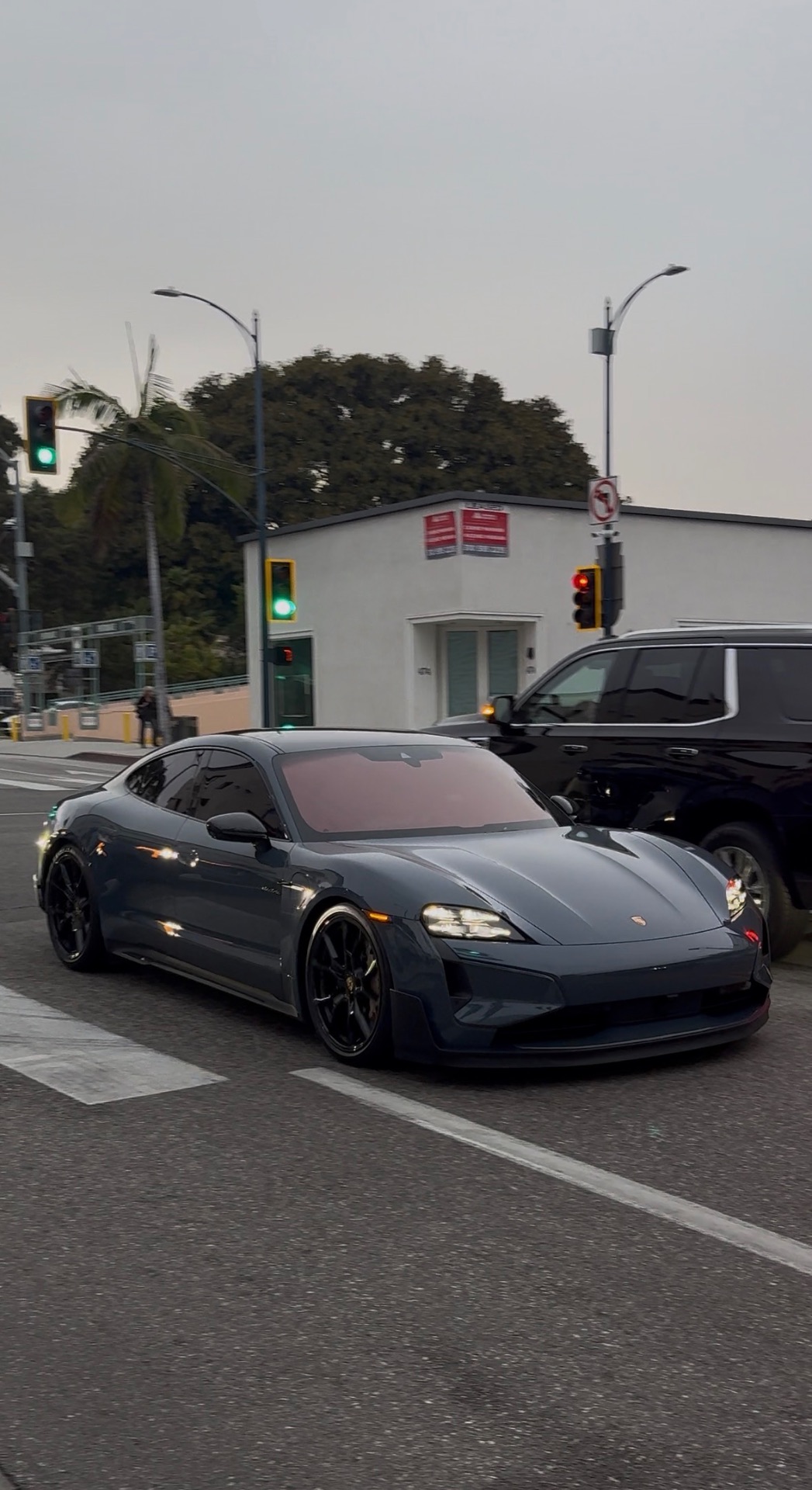 Porsche Taycan Turbo GT in Beverly Hills